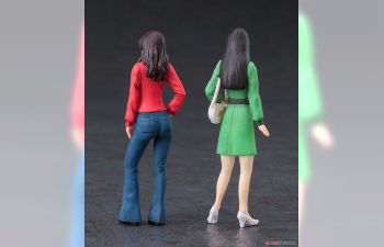 Сборная модель набор фигур 70's GIRLS FIGURE