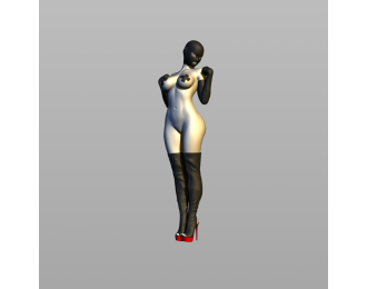 Фигура Шибари 3, окрашенная