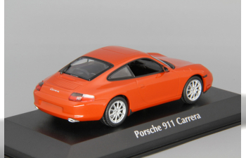 PORSCHE 911 Carrera (2001), orange red metallic