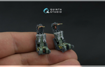 Катапультное кресло GRU-7A early, 2 штуки, для F-14 A (Tamiya, Hobby Boss)