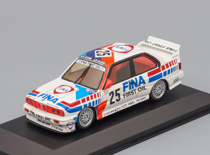 BMW M3 E30 Fina-First Oil 24h Spa 1990 #25 - 1th place Destreich / Cecotto / Giroix, white