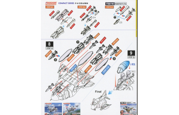 Сборная модель U.S Navy Phantom II F-4B/N VF-111 Sundowner Phantoms