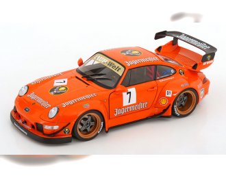PORSCHE 911 993 Jagermeister Rwb Bodykit Coupe №7 Racing (2020), orange