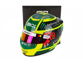 BELL HELMET F1 Australian Gp Team Mclaren Mastercard №81 Oscar Piastri (2026), Yellow Green
