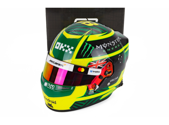 BELL HELMET F1 Australian Gp Team Mclaren Mastercard №81 Oscar Piastri (2026), Yellow Green