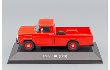 Ford F-100 1959, red