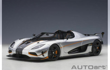 Koenigsegg Agera RS (silver / orange accents)