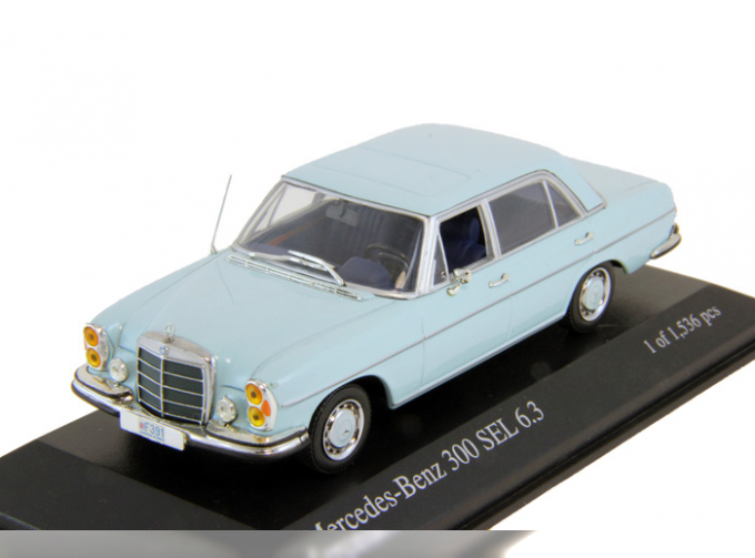 MERCEDES-BENZ 300 SEL 6.3 W109 (1968), light blue