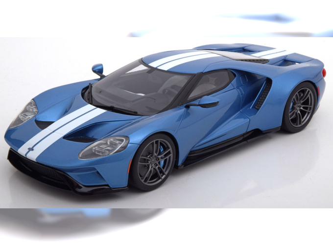 FORD GT (2017), bluemetallic/white