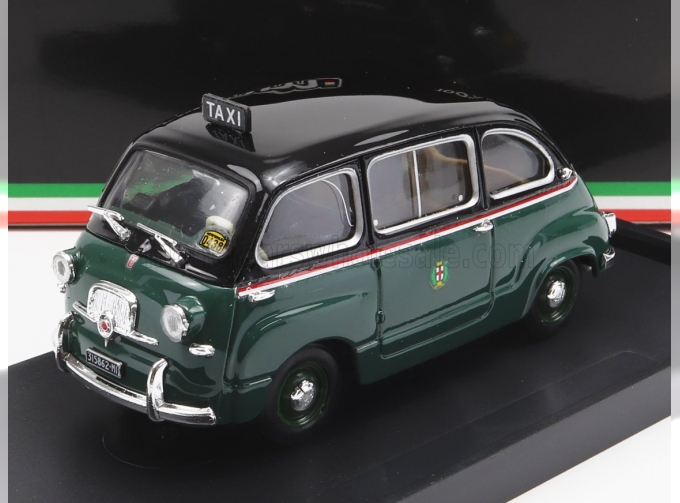 FIAT 600 MULTIPLA 1 SERIES TAXI MILANO (1956), GREEN BLACK