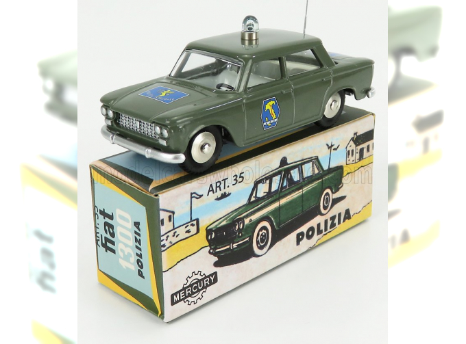 FIAT 1300 Polizia Autostradale (1961), Military Green