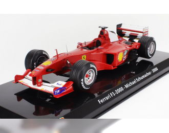 FERRARI F1 F2000 №3 World Champion Season (2000) Michael Schumacher - Con Vetrina - With Showcase, Red White