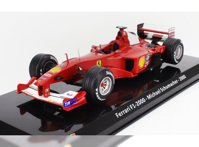 FERRARI F1 F2000 №3 World Champion Season (2000) Michael Schumacher - Con Vetrina - With Showcase, Red White