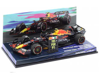 RED BULL F1 Rb19 Team Oracle Red Bull Racing №11 Winner Saudi Arabian Gp (2023) Sergio Perez, Matt Blue