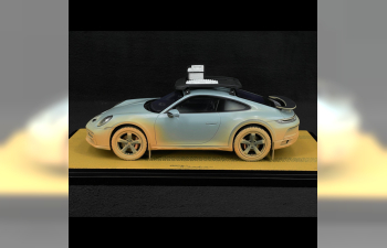 PORSCHE 911 992 Dakar N 00 Ahead Coupe (2024) - Con Vetrina - With Showcase, Shade Green