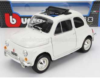 FIAT 500l Open Roof (1968), White