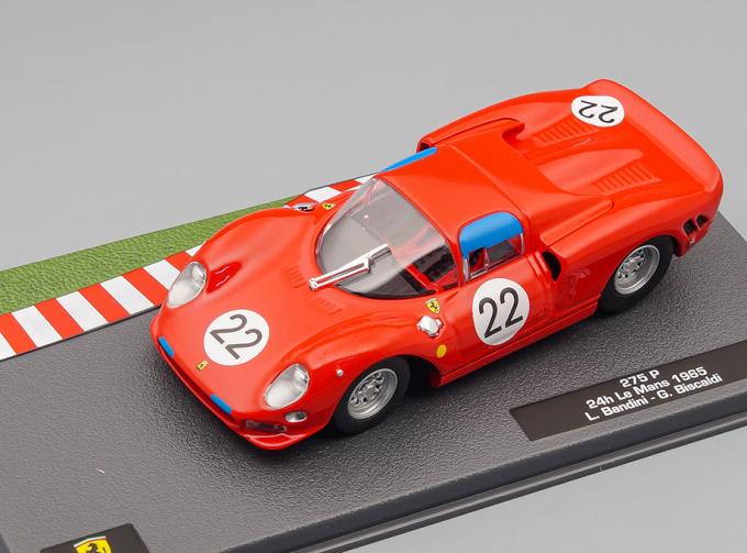 FERRARI 275 P2 #22 Bandini/Biscaldi 24h Le Mans (1965), red