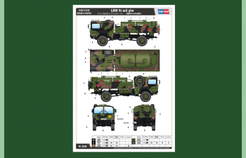 Сборная модель Немецкий грузовик MAN-5 LKW 5t mil glw Truck