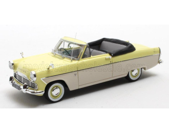 FORD Zodiac MKII 206E Cabriolet Open (1958), yellow/white
