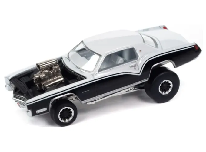 CADILLAC Eldorado (Zingers) (1967), pearl white upper body with gloss black
