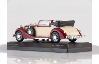 HORCH 853A Convertible (1938), dark red / beige