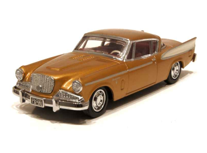 STUDEBAKER Golden Hawk (1957), gold / white