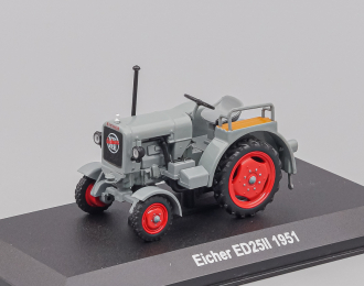 EICHER Ed25ii Tractor 1951 - Con Vetrina - With Showcase, grey / red