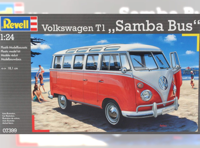 Сборная модель Микроавтобус VOLKSWAGEN T1 Samba Bus