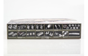 Сборная модель германская тяжелая самоходная реактивная система залпового огня Wurfrahmen 40 на базе Sd Kfz 251/2 Ausf.C