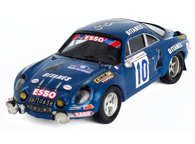 RENAULT ALPINE A110 COUPE (night version) №10 Rally Acropolis Bob Neyret - Evelyne Vanoni (1976)