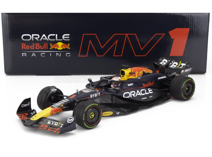 RED BULL F1 Rb20 Team Oracle Red Bull Racing №1 World Champion Winner Canada Gp (2024) Max Verstappen, Blue Yellow Red