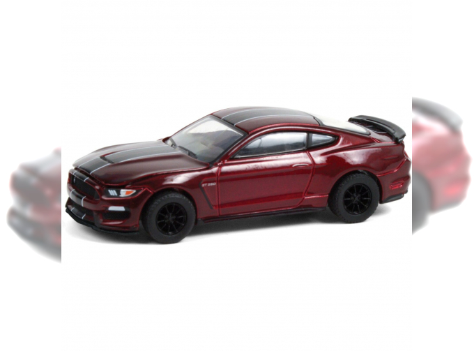 FORD Shelby GT350 2019 Ruby Red with Black Stripes 