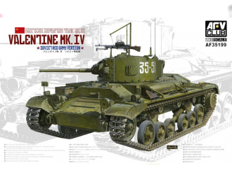 Сборная модель Британский пехотный танк Valentine Mk IV (Версия для СССР)