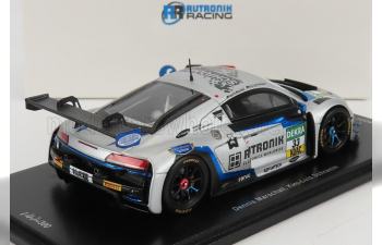 AUDI R8 Lms Gt3 Team Tece Rutronik Racing №33 Adac Gt Masters Oschersleben (2021) D.Marschall - K.l.schramm, Silver Blue Fluo