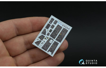 3D Декаль интерьера кабины F-14D Super Tomcat (GWH) (малая версия)