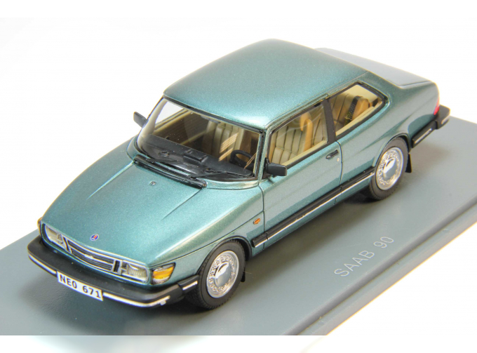 SAAB 90, green metallic