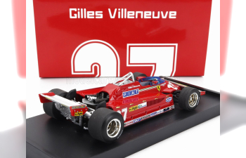 FERRARI F1 126ck Turbo №27 Italy Gp (1981) Gilles Villeneuve, Red