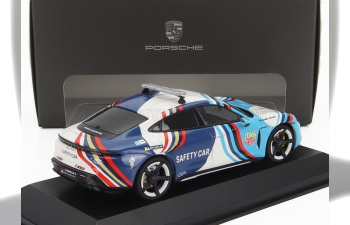 PORSCHE Taycan Turbo S (2019) Safety Car Formula-e (2023), White Blue