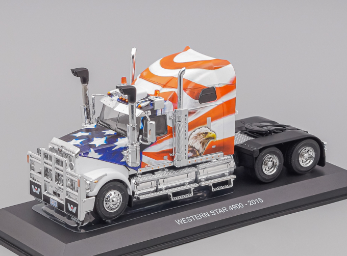 WESTERN STAR 4900 Tractor Truck 3-assi (2015) - American Eagle, White Blue Red