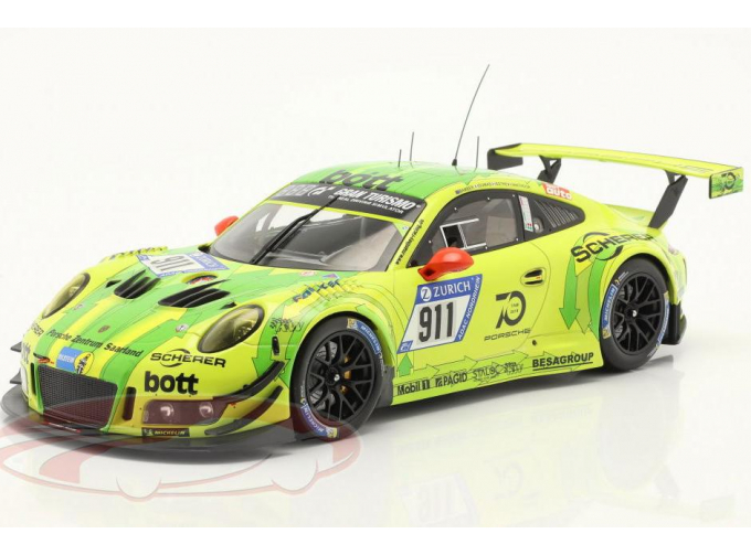 PORSCHE 911 (991) GT3 R №911 Grello 24h Nuerburgring Kevin Estre, Romain Dumas, Laurens Vanthoor, Earl Bamber (2018)