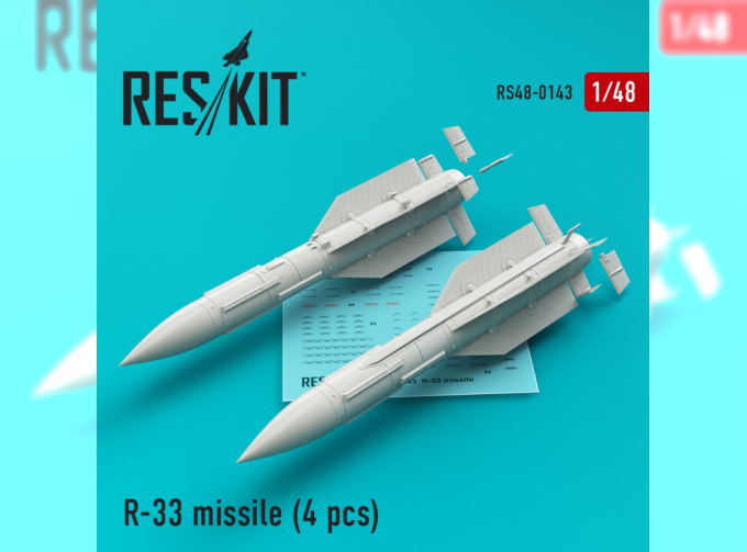 R-33 missiles for MiG-31 (4 pcs)