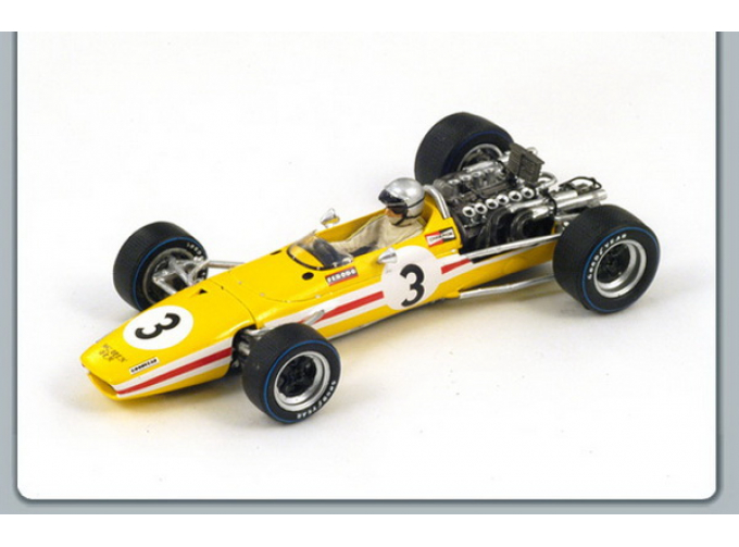 McLAREN M5A BRM 3 6th Italian GP 1968 Jo Bonnier, yellow