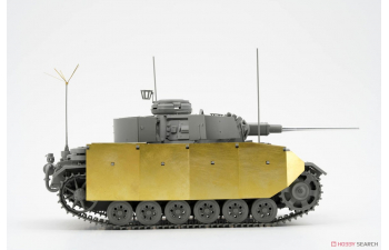 Сборная модель немецкий танк Pz. Bef.Wg. III Ausf.K (2 в 1) с Schurzen