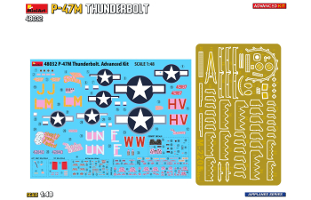 Сборная модель DRAGON WINGS P-47m Thunderbolt Airplane Military 1942