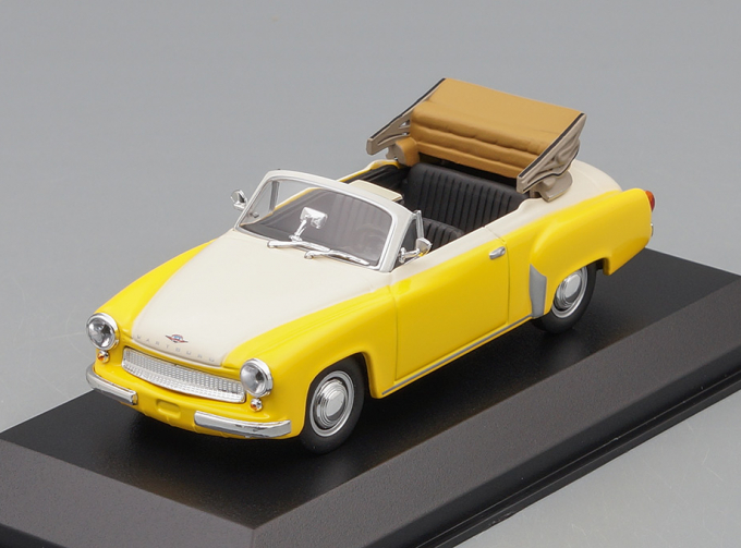 WARTBURG A 311 CABRIOLET - 1958 - YELLOW/WHITE