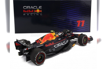 RED BULL F1 Rb19 Team Oracle Red Bull Racing N11 Winner Saudi Arabian Gp With Pit Board (2023) Sergio Perez, Matt Blue