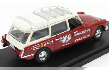 CITROEN Ds21 Break Ferrari Chronometrage Service N.lauda - C.regazzoni (1970), Red Cream