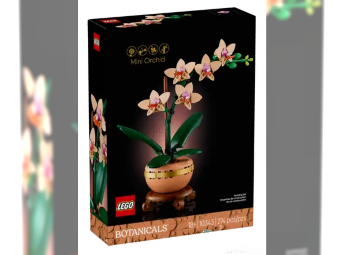 Сборная модель Lego Botanicals - Mini Orchid - 274 Pezzi - 274 Pcs, Green