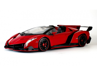 Lamborghini Veneno Roadster (red metallic / red line)