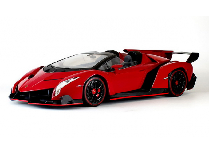 Lamborghini Veneno Roadster (red metallic / red line)